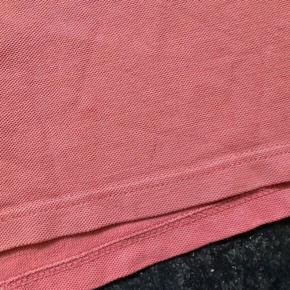 Head Men's Cotton Collared Short Sleeve Polo Shirt Salmon Orange Pink Size Large - Picture 8 of 16